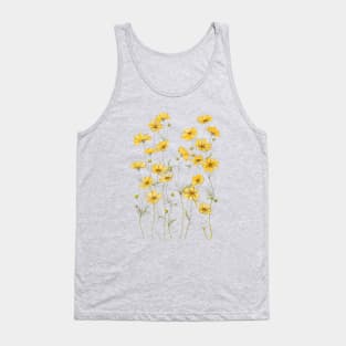 Yellow Cosmos, Illustration Tank Top